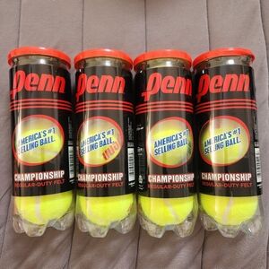 Penn Championship Regular Duty Tennis Ball 4 pack (New)